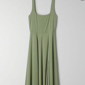 Wilfred Libra Green Midi Dress